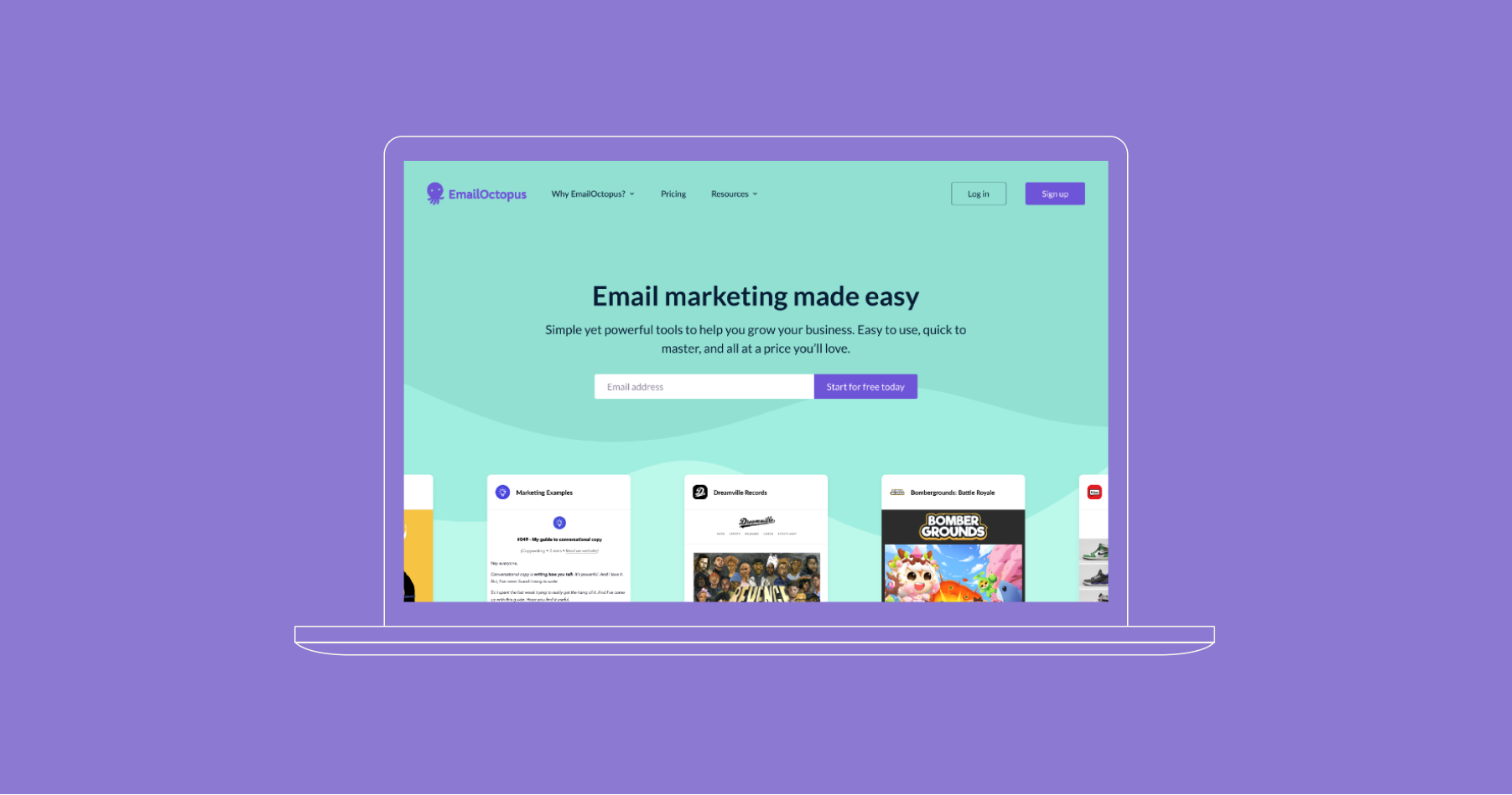 EmailOctopus design