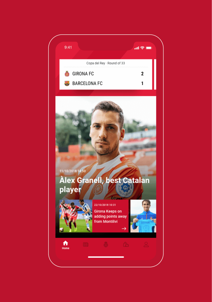 football app design