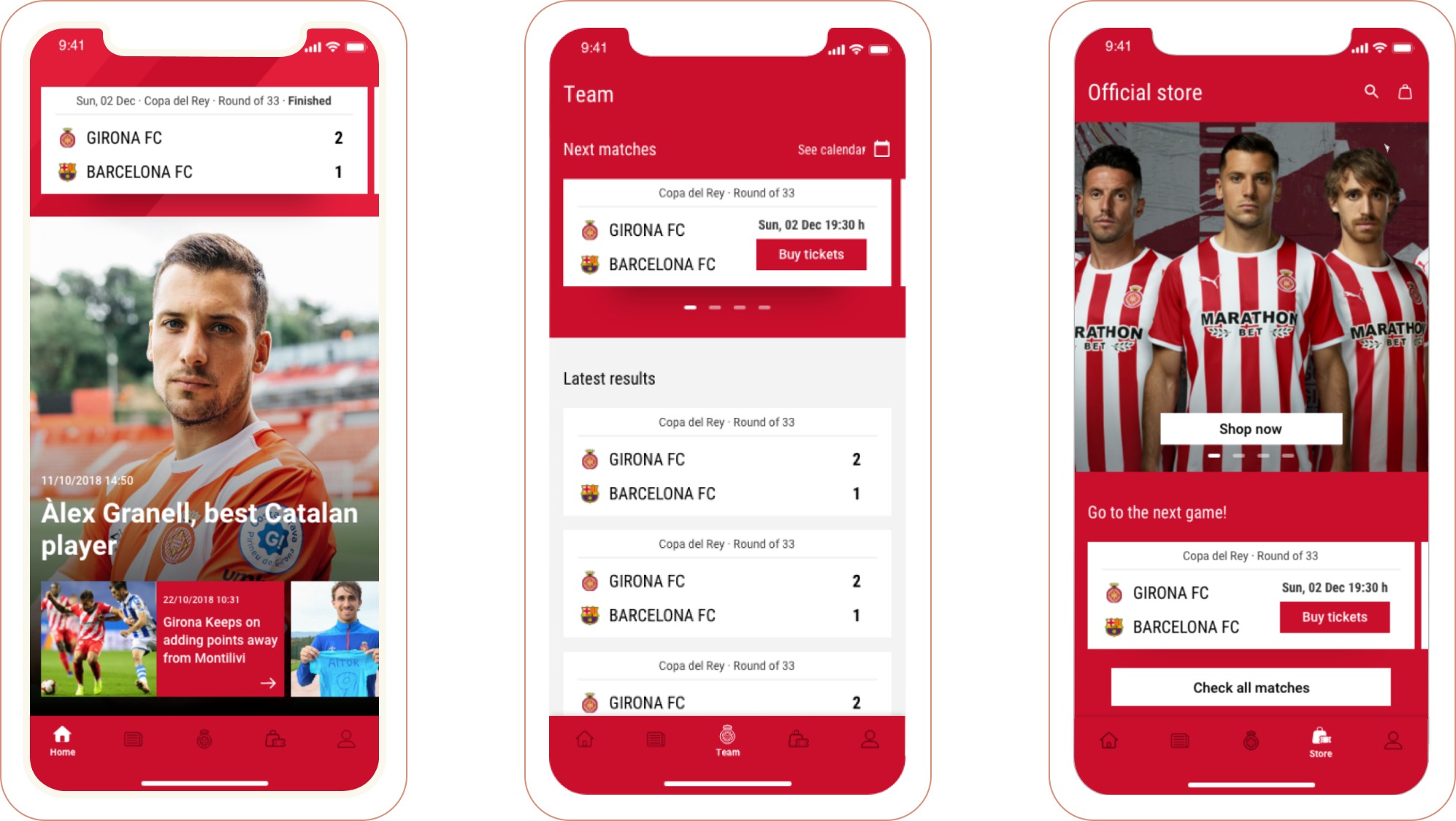 Football app mobile