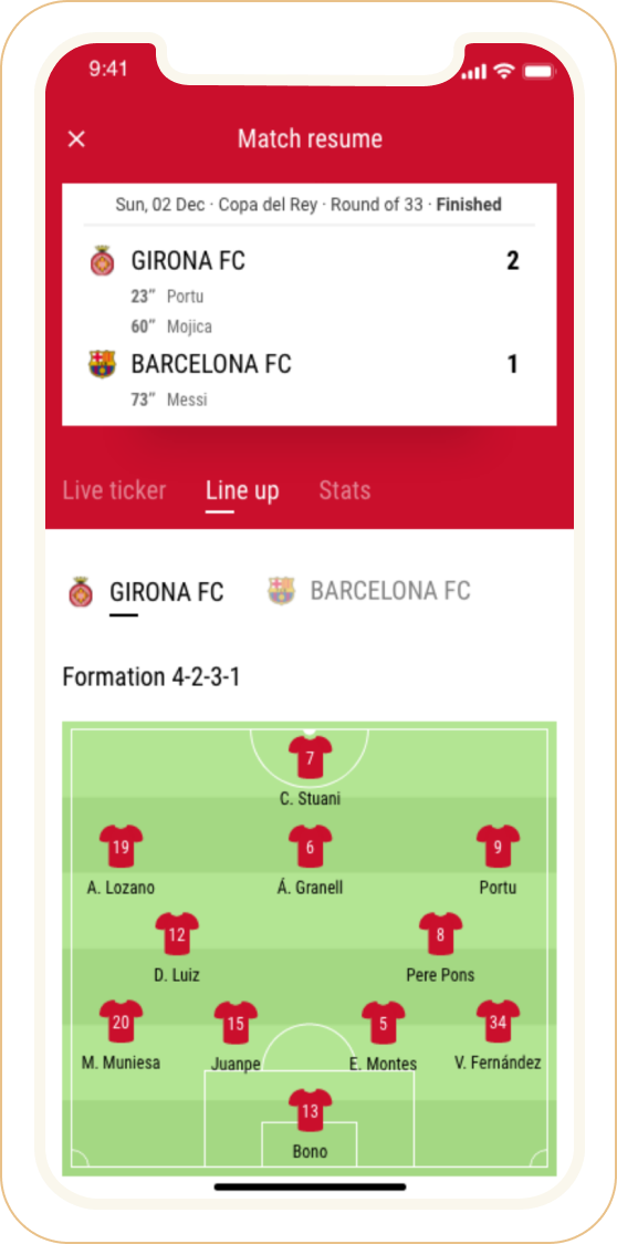 Football app