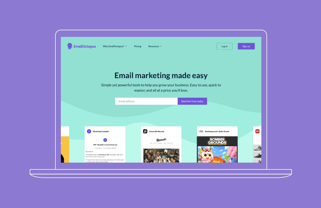 EmailOctopus design