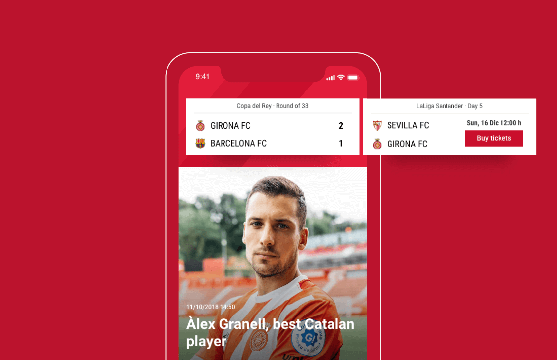 Football app design