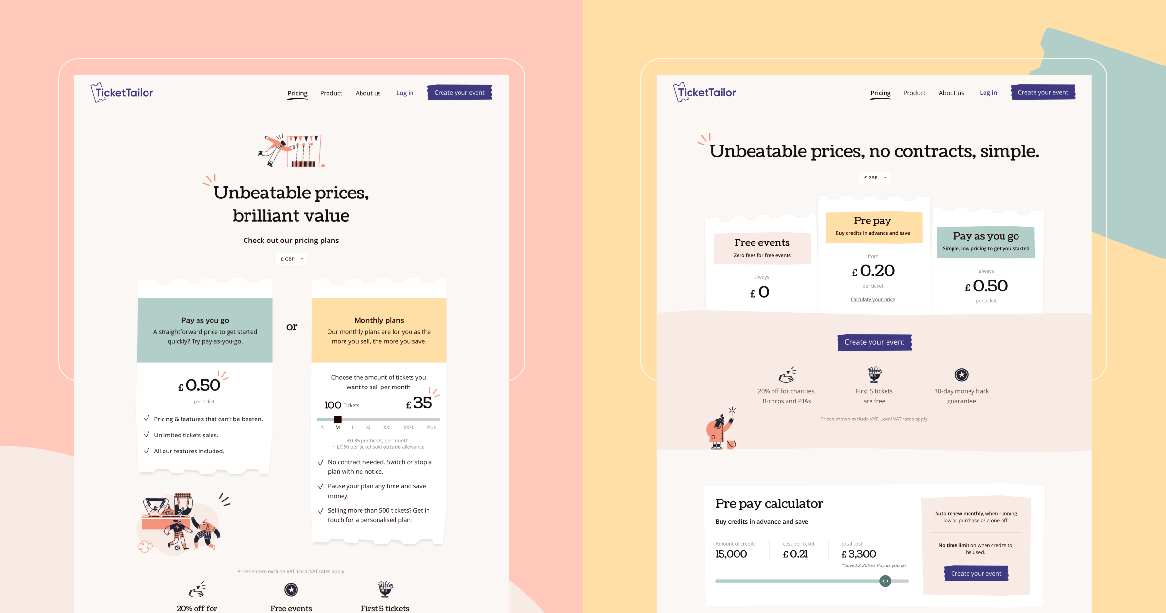 TicketTailor pricing