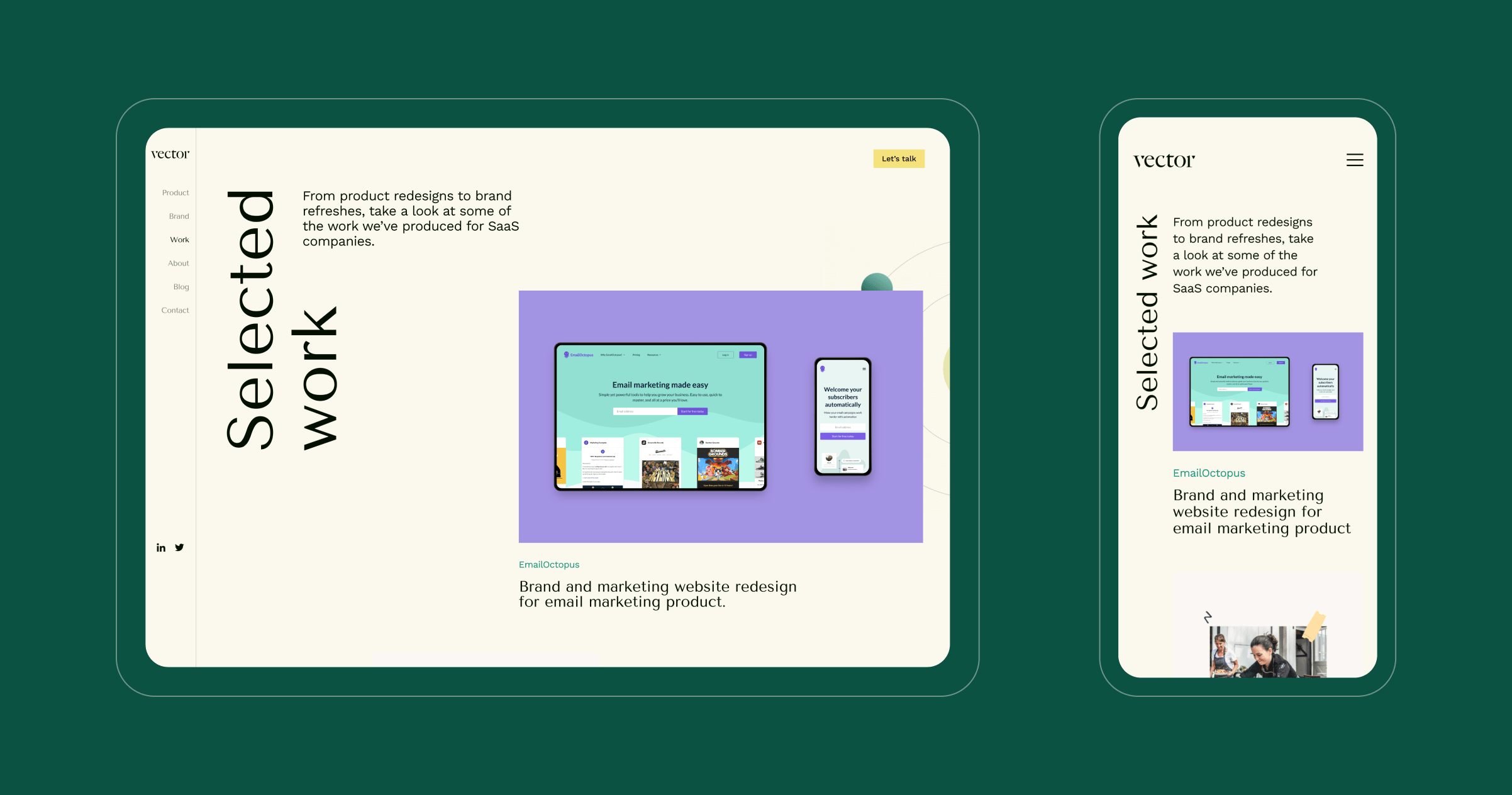 Vector Desktop Mobile design